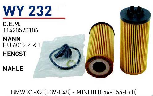 BMW X1-X2 (F39-F48) - MINI III (F54-F55-F60) [WY232]