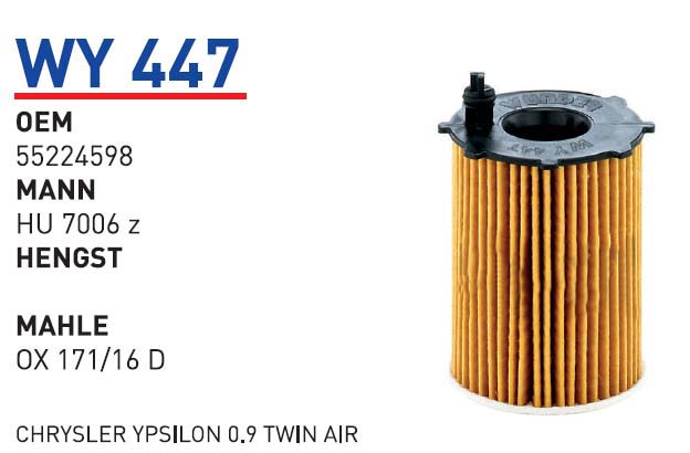FIAT 500 0.9,500 L0.9,PANDA III 0.9 ,PUNTO III 0.9 TWIN AIR [WY447]