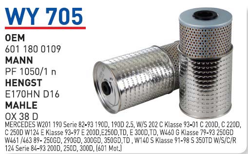 MERCEDES 124 KASA 190 - 200 601 MOTOR KISA TIP [WY705]