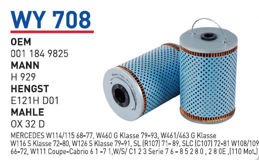 MERCEDES 116 - 123 - 126 KASA 280-450 110 MOTOR [WY708]