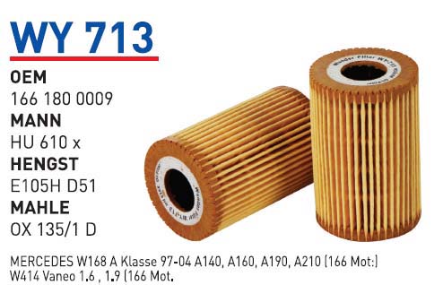 MERCEDES 168 KASA A140 - A160 - A190 - VANEO 1.9 166 MOTOR [WY713]