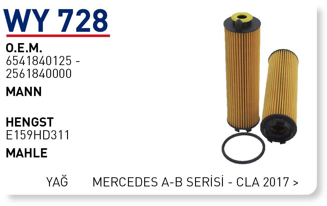 MERCEDES A-B SERISI - CLA 2017 > [WY728]