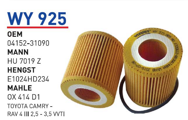 TOYOTA CAMRY -RAV 4 III 2,5 - 3,5 VVTI [WY925]