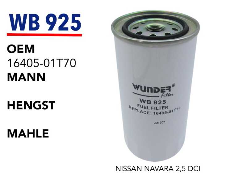 NISSAN NAVARA 2,5 DCI [WB925]